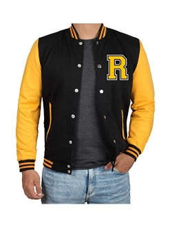 Black and Yellow Letterman Jacket Men - High School Baseball Varsity Jacket Mens