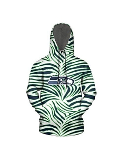 ONGEDS Sports Pullover Hooded Sweatshirt for Men Heavy Blend Total Print Coat