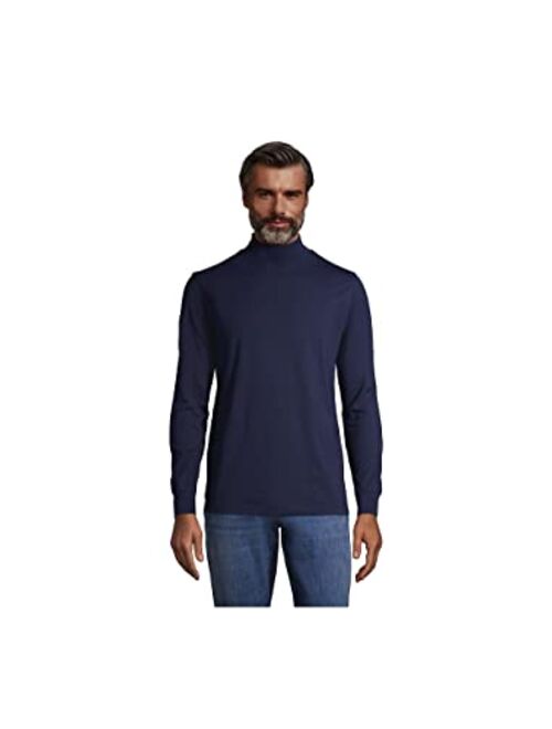 Lands' End Men's Super-T Mock Turtleneck