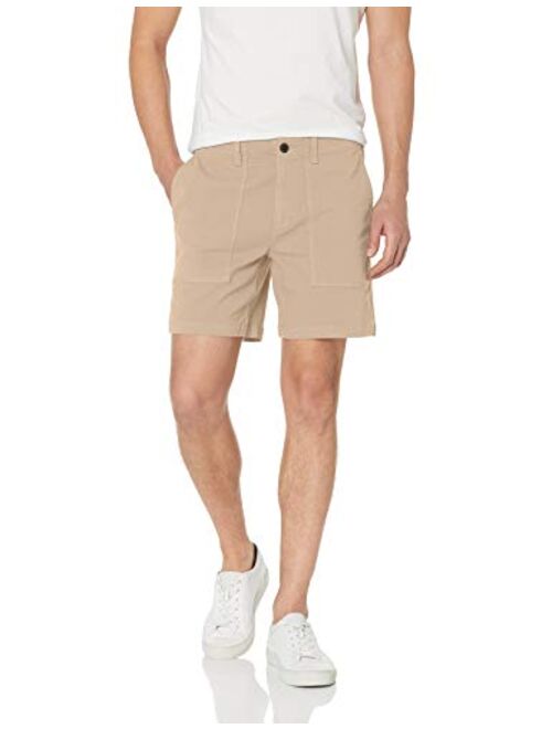 Amazon Brand - Goodthreads Men's 7 Cotton Solid Above Knee Short