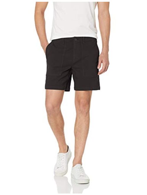 Amazon Brand - Goodthreads Men's 7 Cotton Solid Above Knee Short