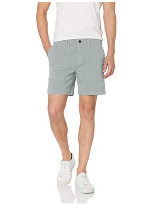 Amazon Brand - Goodthreads Men's 7 Cotton Solid Above Knee Short