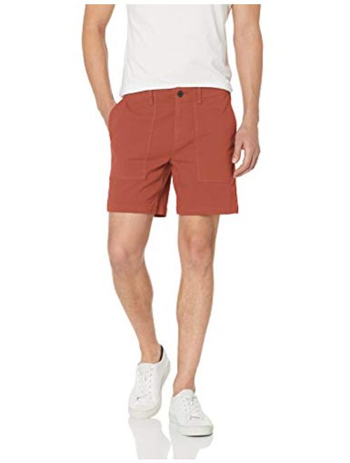 Amazon Brand - Goodthreads Men's 7 Cotton Solid Above Knee Short