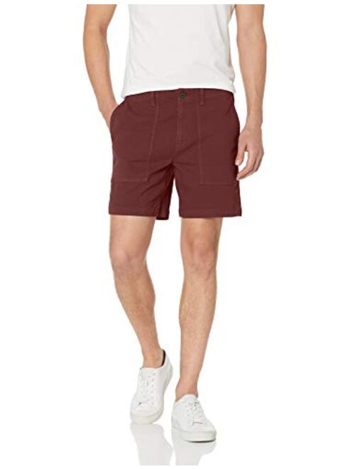 Amazon Brand - Goodthreads Men's 7 Cotton Solid Above Knee Short