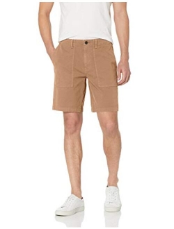 Amazon Brand - Goodthreads Men's 9 Cotton Solid Above Knee Regular Fit Short