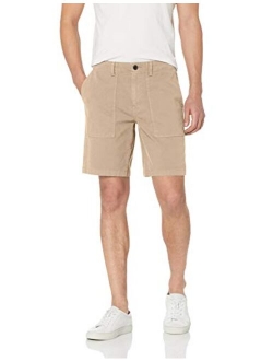 Amazon Brand - Goodthreads Men's 9 Cotton Solid Above Knee Regular Fit Short