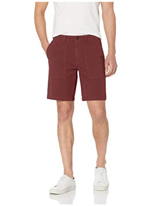 Amazon Brand - Goodthreads Men's 9 Cotton Solid Above Knee Regular Fit Short