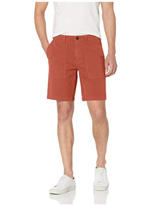 Amazon Brand - Goodthreads Men's 9 Cotton Solid Above Knee Regular Fit Short