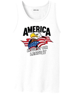 Joe's USA Custom Graphic Tank Tops in Sizes S-4XL