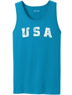 Joe's USA Custom Graphic Tank Tops in Sizes S-4XL