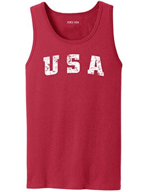 Joe's USA Custom Graphic Tank Tops in Sizes S-4XL