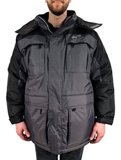 Freeze Defense 3in1 Men's Winter Coat Jacket Warm Parka w/Insulated Snow Vest