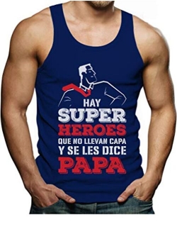 Playeras para Papa, Regalos para el Dia del Padre - Mi Papa ES mi Super Men's Tank Top