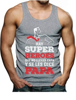 Playeras para Papa, Regalos para el Dia del Padre - Mi Papa ES mi Super Men's Tank Top