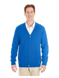 Harriton Pilbloc V-Neck Button Cardigan Sweater (M425)