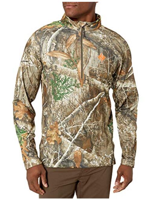 Nomad mens Transition 1/4 Zip | Thermo-regulating & Quick Drying Performance Hunting Shirt