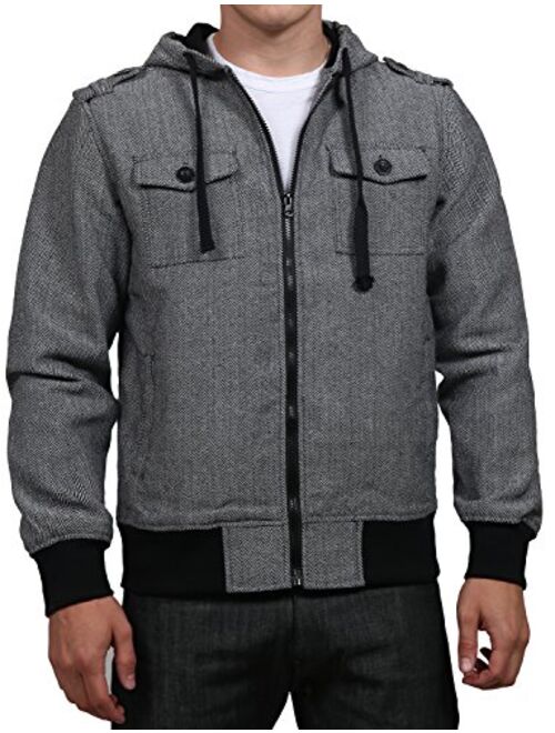 NE PEOPLE Mens Casual Comfortable Varsity Baseball Jackets & Hoodies