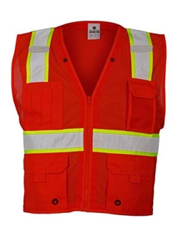 ML Kishigo Enhanced Visibility Multi-Pocket Mesh Vest (B100)