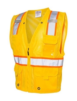 ML Kishigo Enhanced Visibility Multi-Pocket Mesh Vest (B100)