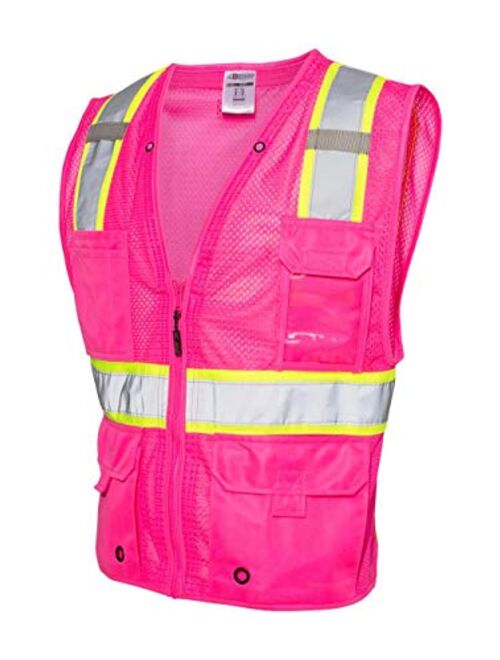 ML Kishigo Enhanced Visibility Multi-Pocket Mesh Vest (B100)