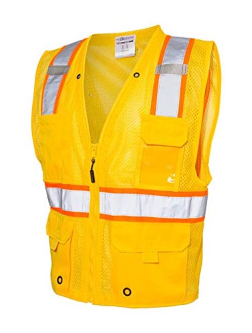 ML Kishigo Enhanced Visibility Multi-Pocket Mesh Vest (B100)