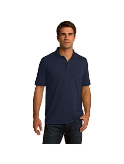 Clothe Co. Men's Big and Tall Short Sleeve Jersey Knit Polo Shirt