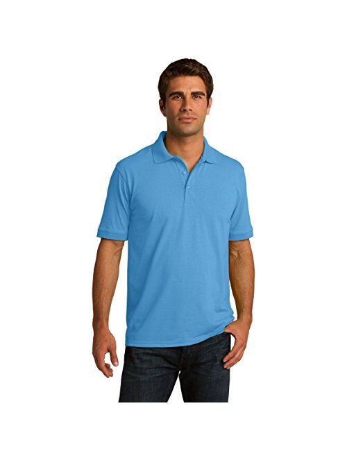 Clothe Co. Men's Big and Tall Short Sleeve Jersey Knit Polo Shirt