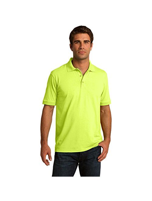 Clothe Co. Men's Big and Tall Short Sleeve Jersey Knit Polo Shirt