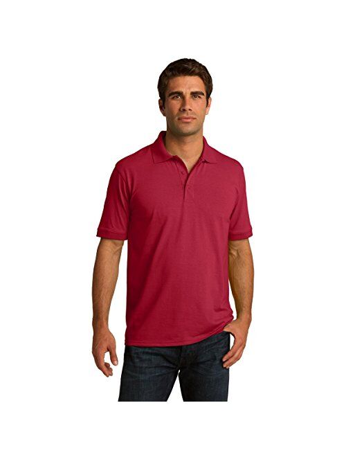 Clothe Co. Men's Big and Tall Short Sleeve Jersey Knit Polo Shirt