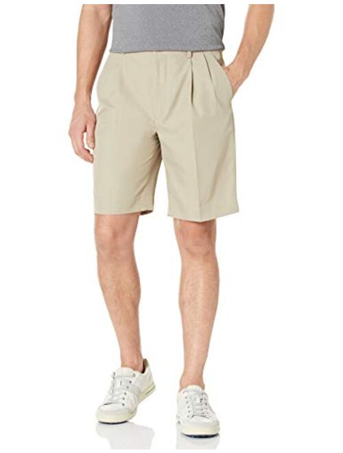 Louis Raphael GOLF Men's Pleated Performance Soil Release Moisture Wicking Golf Short