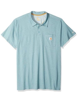 Men's Force Cotton Delmont Pocket Polo (Regular and Big and Tall Sizes)