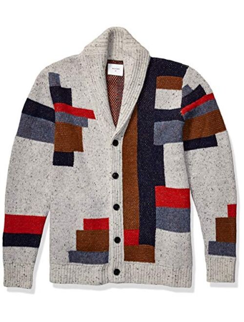 Billy Reid Men's Long Sleeve Shawl Collar Cardigan Sweater