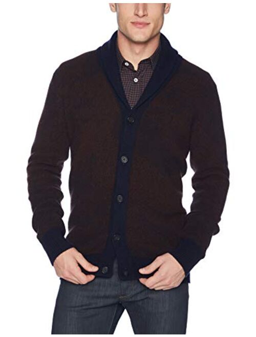 Billy Reid Men's Long Sleeve Shawl Collar Cardigan Sweater