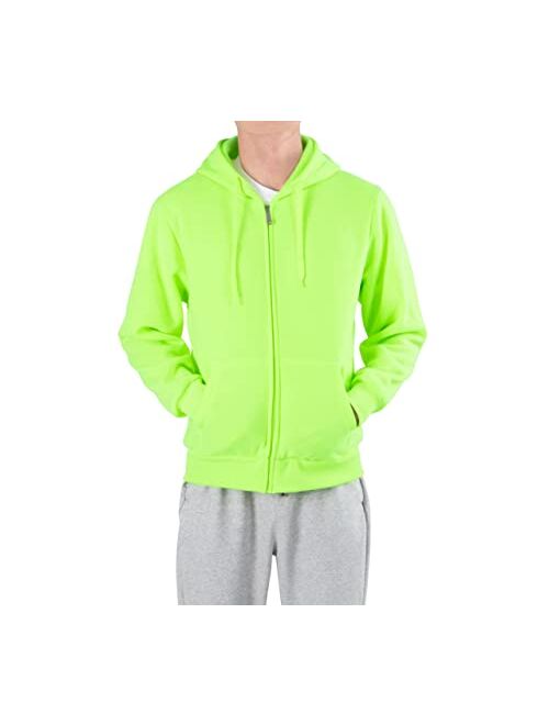 Gary Com Fleece Hoodies for Men Zipper Lightweight Spring Long Sleeve Active Mens Jackets Sports Full Zip Sweatshirts