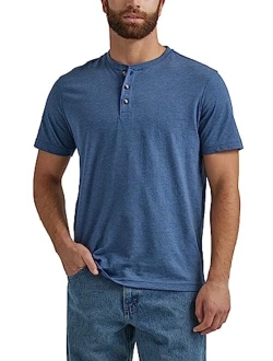 Authentics Men's Short Sleeve Henley Tee