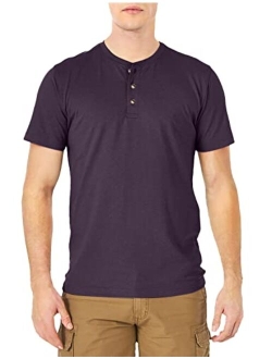 Authentics Men's Short Sleeve Henley Tee