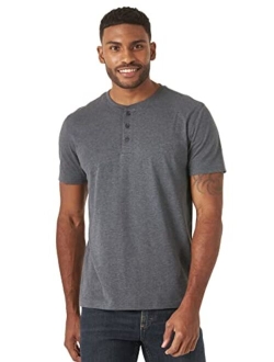 Authentics Men's Short Sleeve Henley Tee