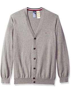 Men's Adaptive Cardigan Sweater with Magnetic Buttons