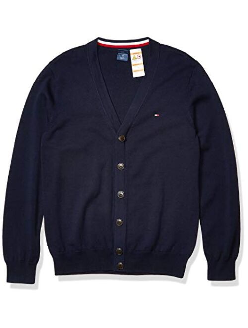 Tommy Hilfiger Men's Adaptive Cardigan Sweater with Magnetic Buttons