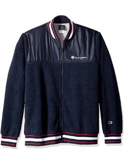 LIFE Men's Sherpa Baseball Jacket