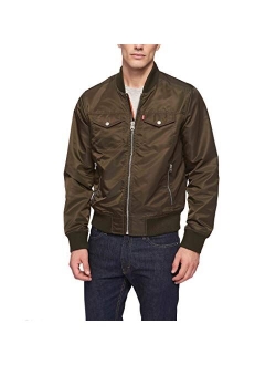 Men's Varsity Bomber Trucker Jacket