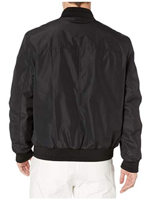 Marc New York by Andrew Marc Men's Duncan Bonded Shell Baseball Jacket