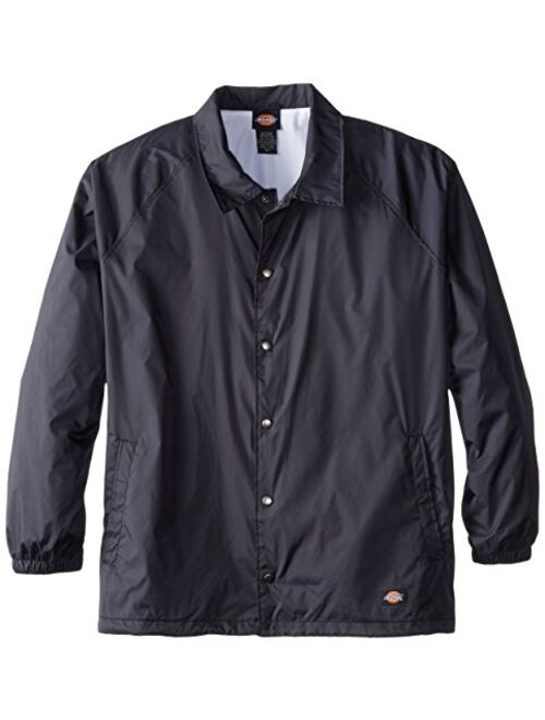 Dickies Men's Big and Tall Snap Front Nylon Jacket