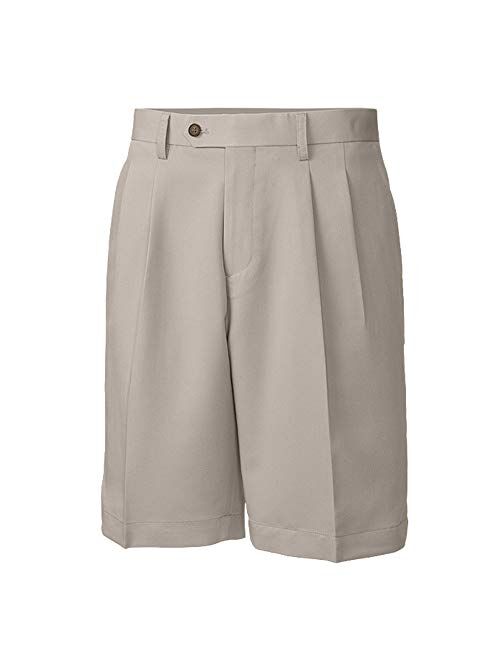 Cutter & Buck Golf- Twill Microfiber Pleated Short