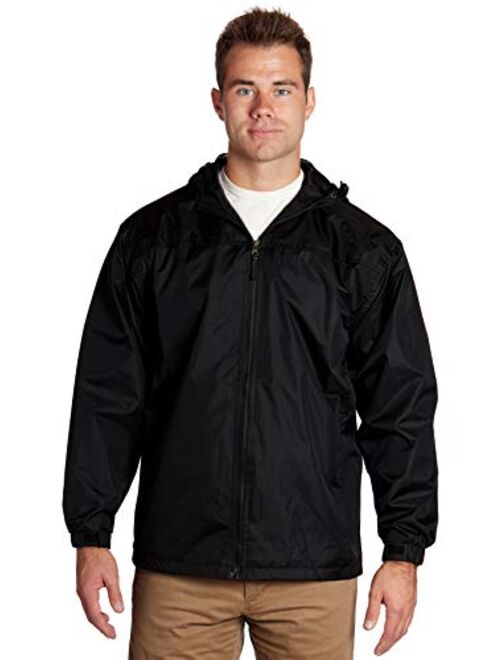 Wholesale Unisex Polyester Hooded Lined Windbreaker Jackets