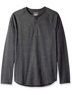 Men's Slim-Fit Long-Sleeve Henley Shirt