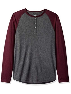 Men's Slim-Fit Long-Sleeve Henley Shirt