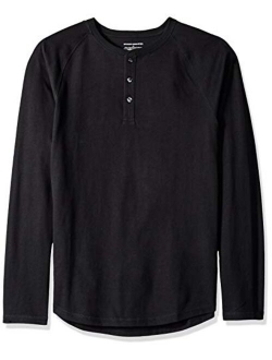 Men's Slim-Fit Long-Sleeve Henley Shirt