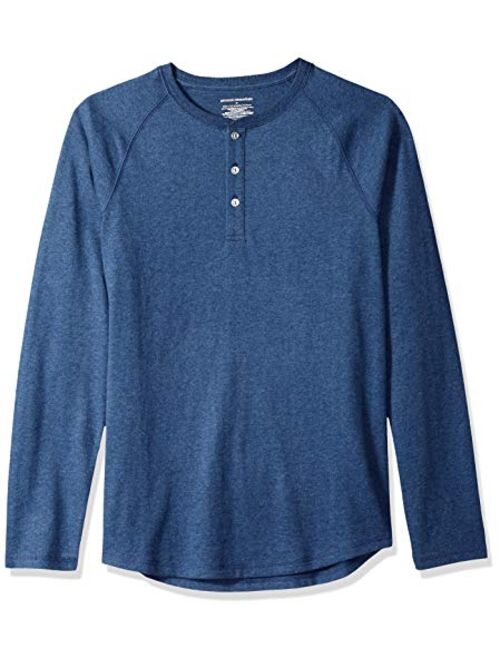 Amazon Essentials Men's Slim-Fit Long-Sleeve Henley Shirt