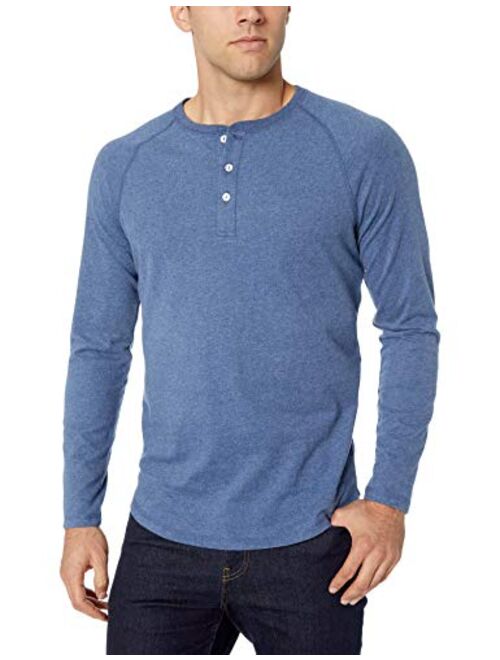 Amazon Essentials Men's Slim-Fit Long-Sleeve Henley Shirt